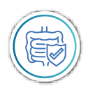 改善腹脹及減輕便秘引起的
							腹痛症狀icon